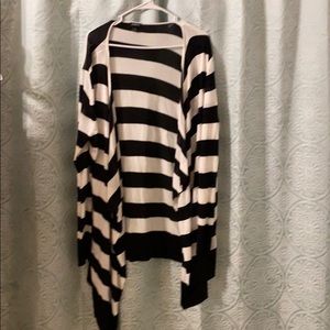 Thin light striped cardigan